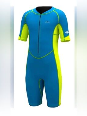 Hevto Girls Wetsuit , Girls size 16, Shorty provides thermal protection